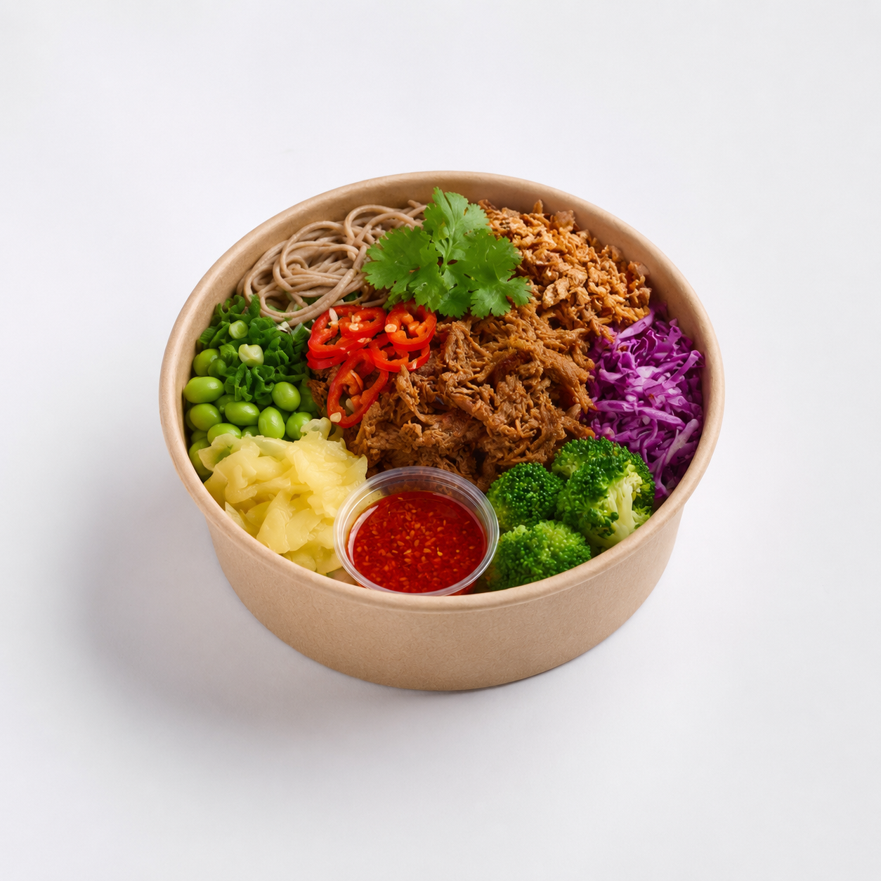 Korean BBQ Mushroom 12Oz Poke Bowl - Korean BBQ Mushroom 12oz