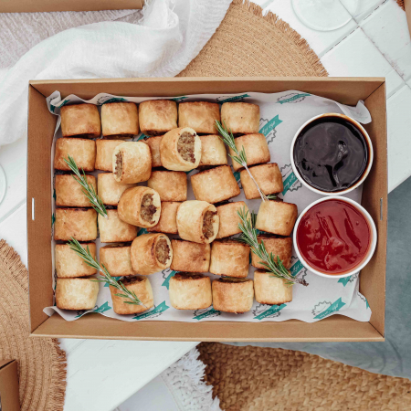 Petite Beef Sausage Rolls