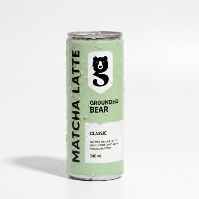 Matcha Classic Classic Matcha Latte - The Grounded Bear (240ml)