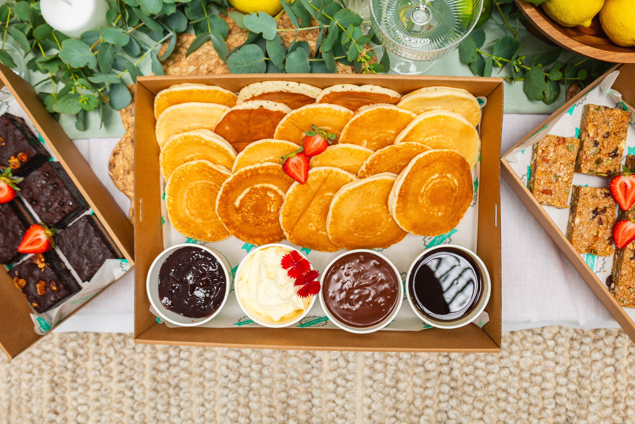 Pancakes Box Pancake Stack Box