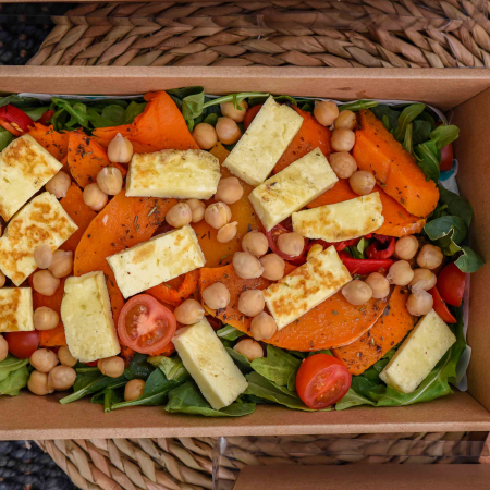 Pumpkin and Halloumi Salad - Small (4-6ppl)